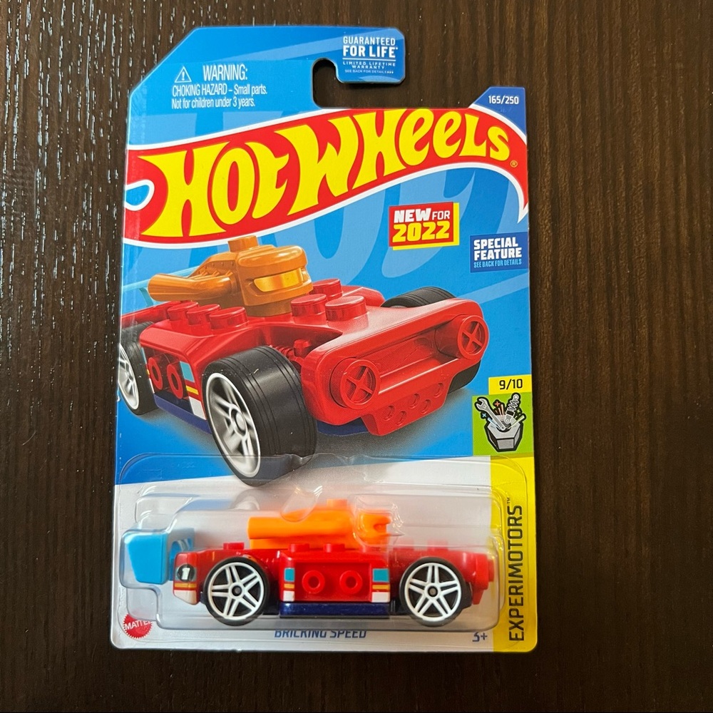 Hot Wheels Experimotors RED Bricking Speed  9/10 165/250